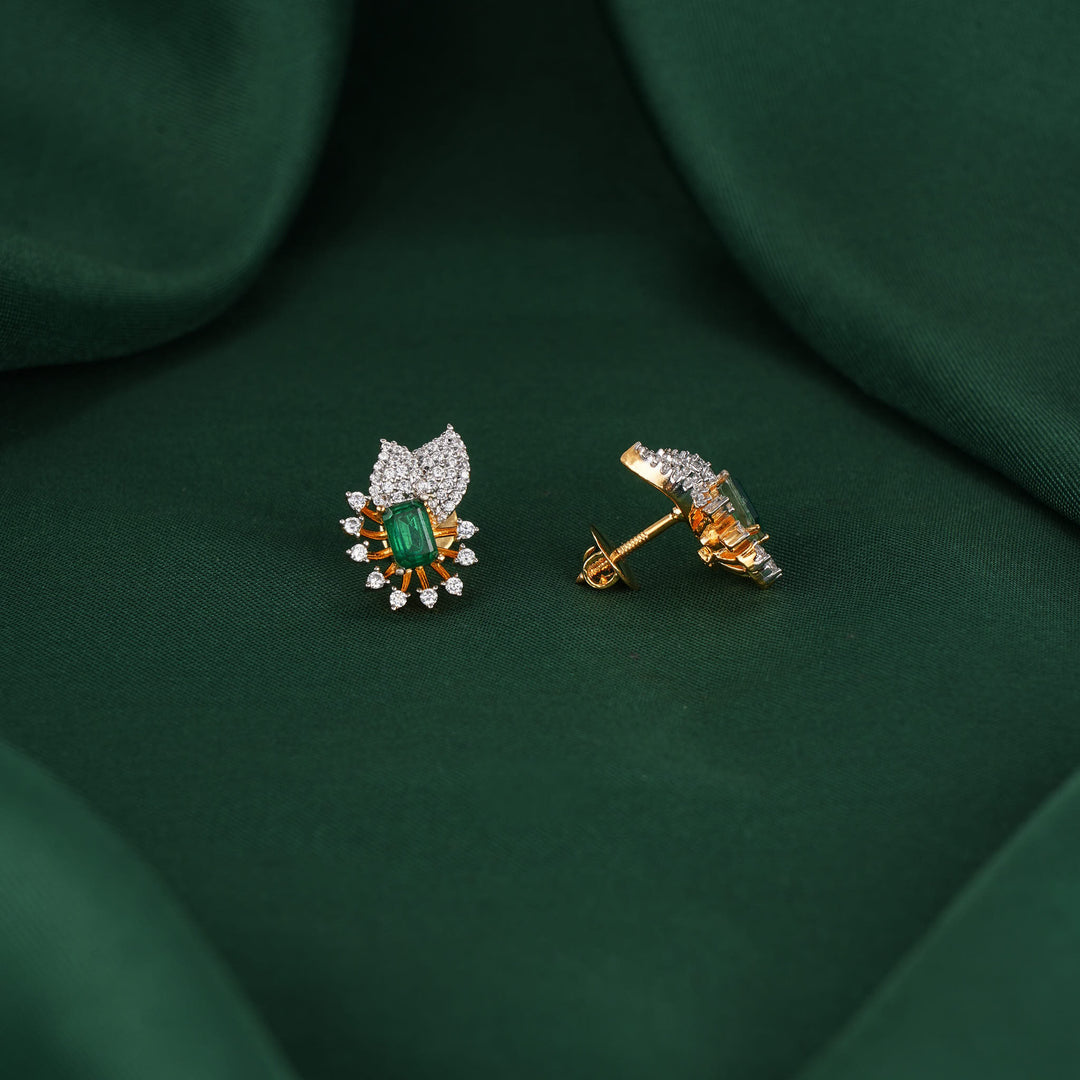 Hanshikaa Diamond Design Studs