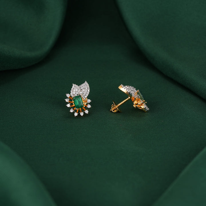 Hanshikaa Diamond Design Studs