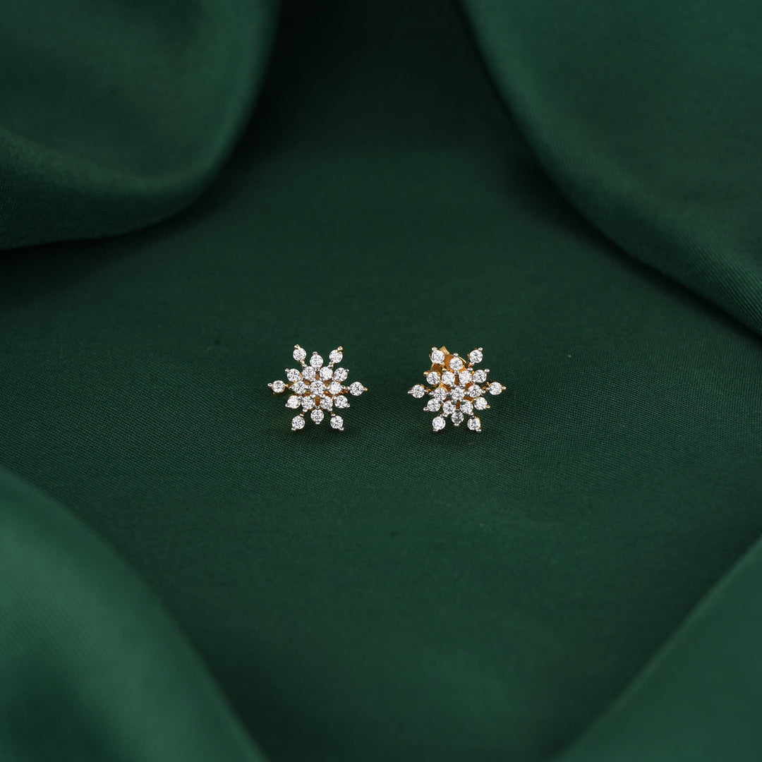 Pranavi Diamond Design Studs