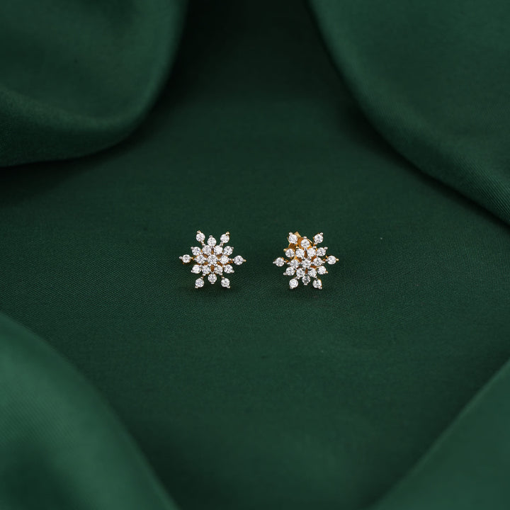 Pranavi Diamond Design Studs
