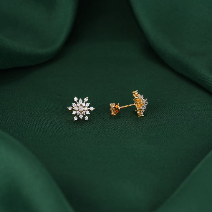 Pranavi Diamond Design Studs