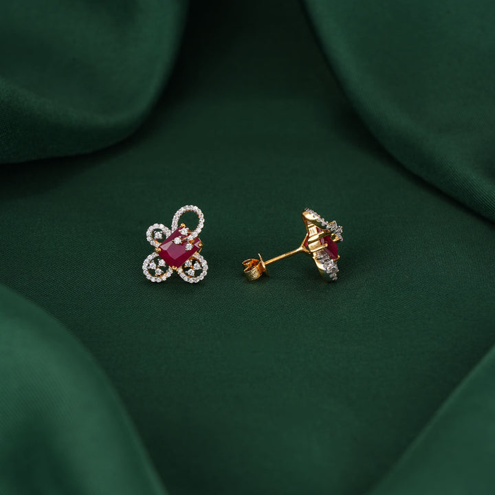 Varshaa  Diamond Design Studs