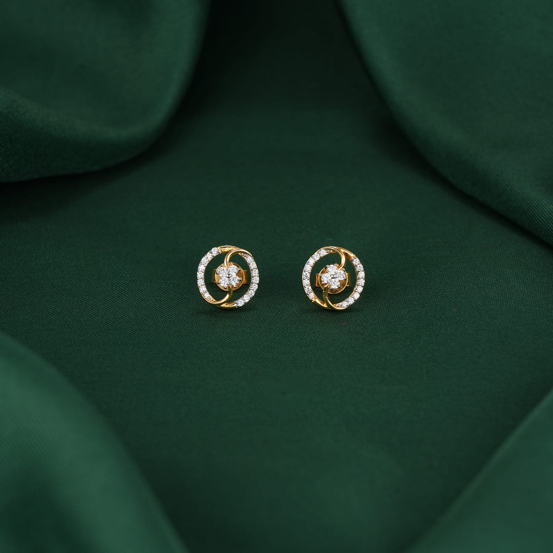 Varnika Diamond Design Studs
