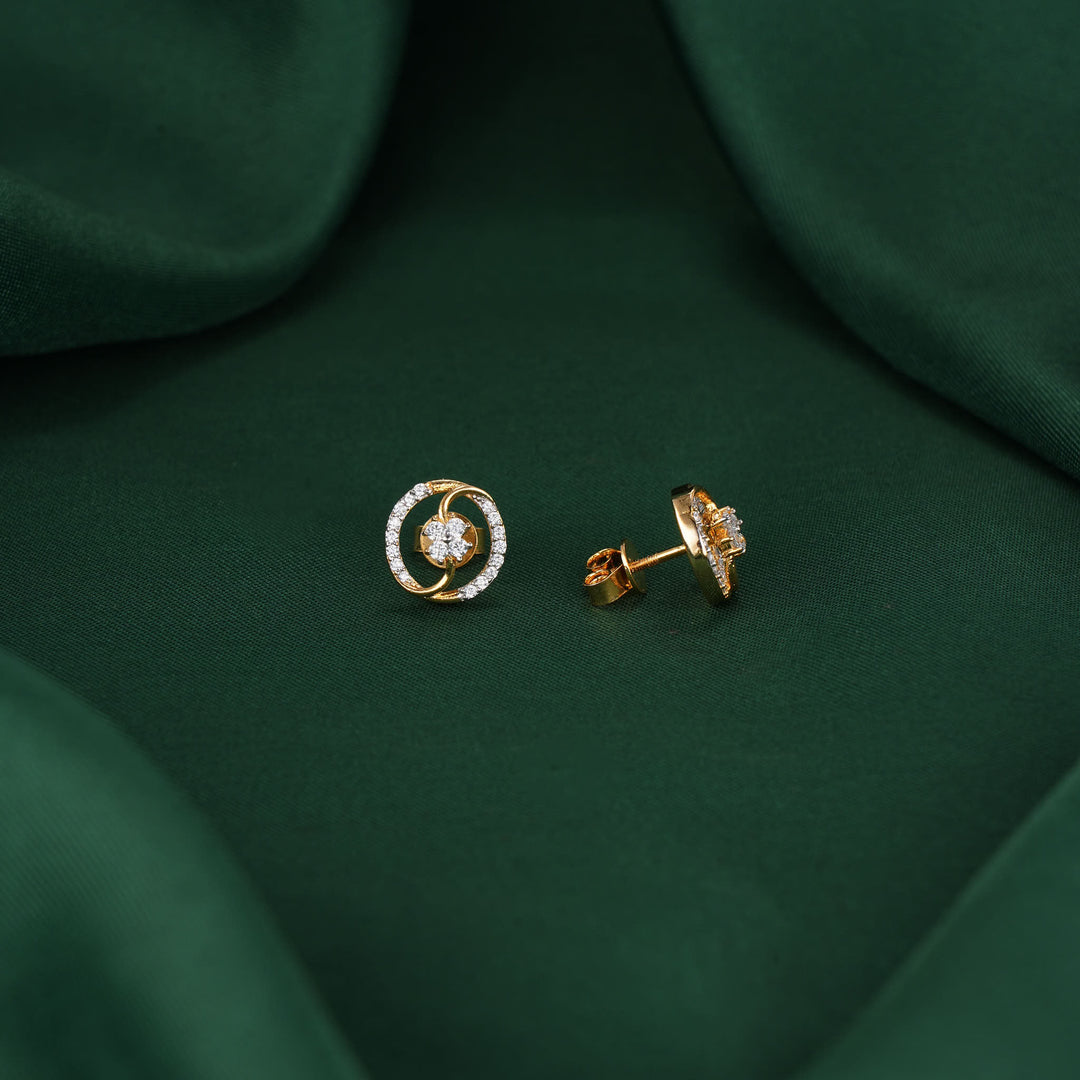 Varnika Diamond Design Studs