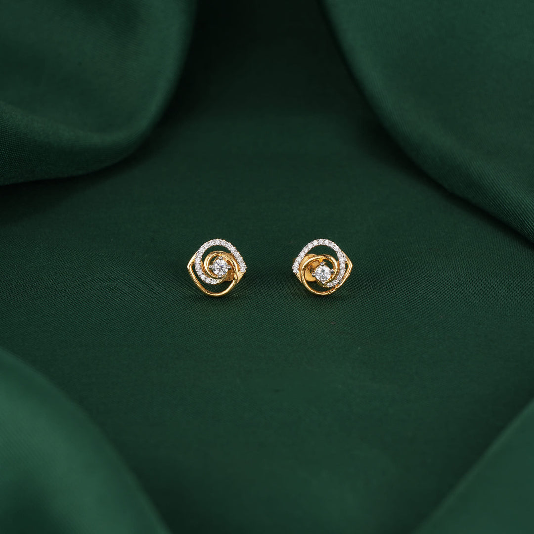 Dharini  Diamond Design Studs