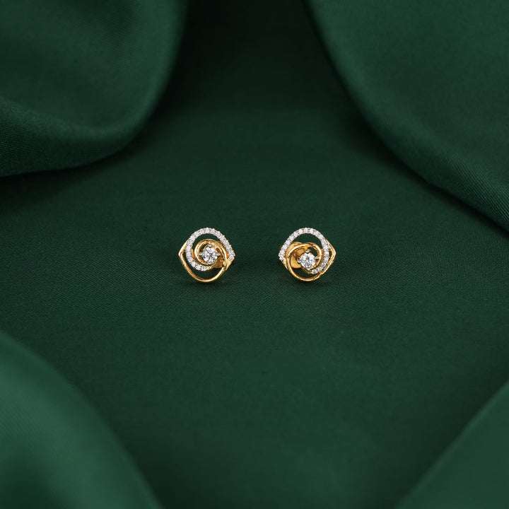 Dharini  Diamond Design Studs