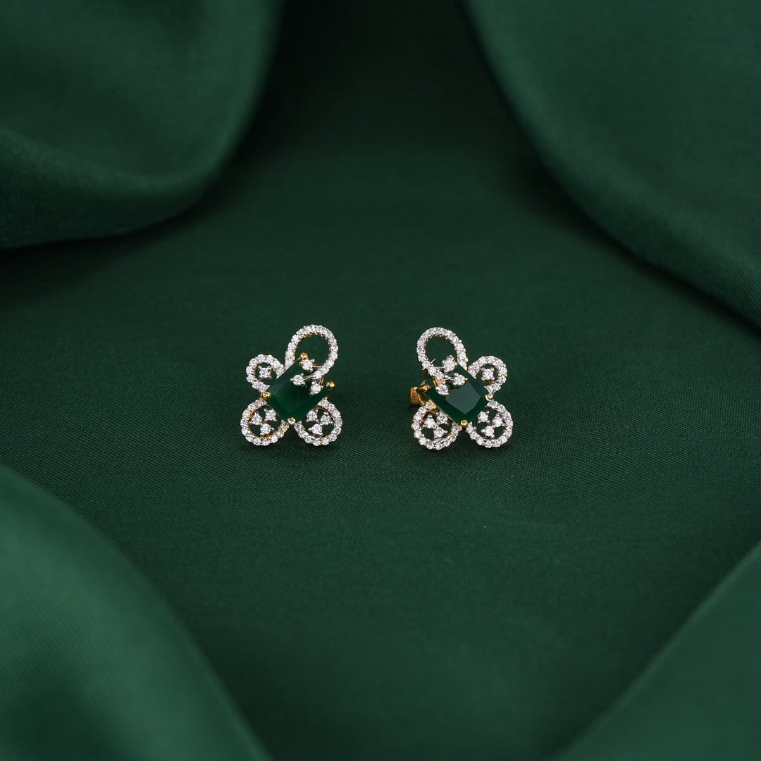 Varshaa Diamond Design Studs