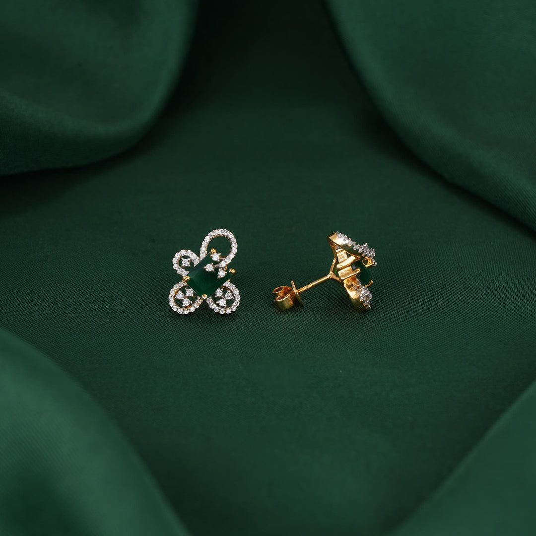 Varshaa Diamond Design Studs