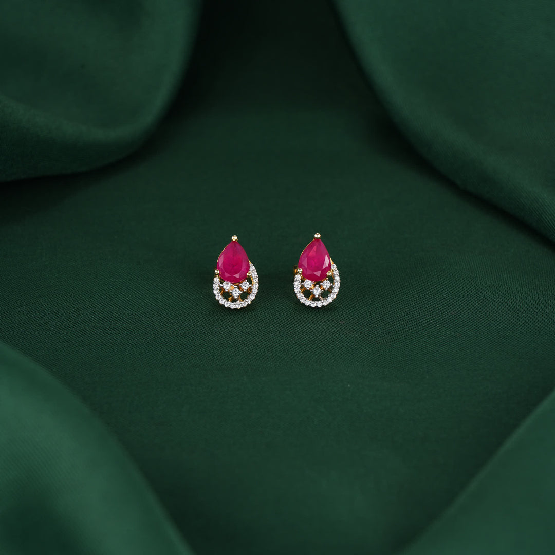Samairaa  Diamond Design Studs