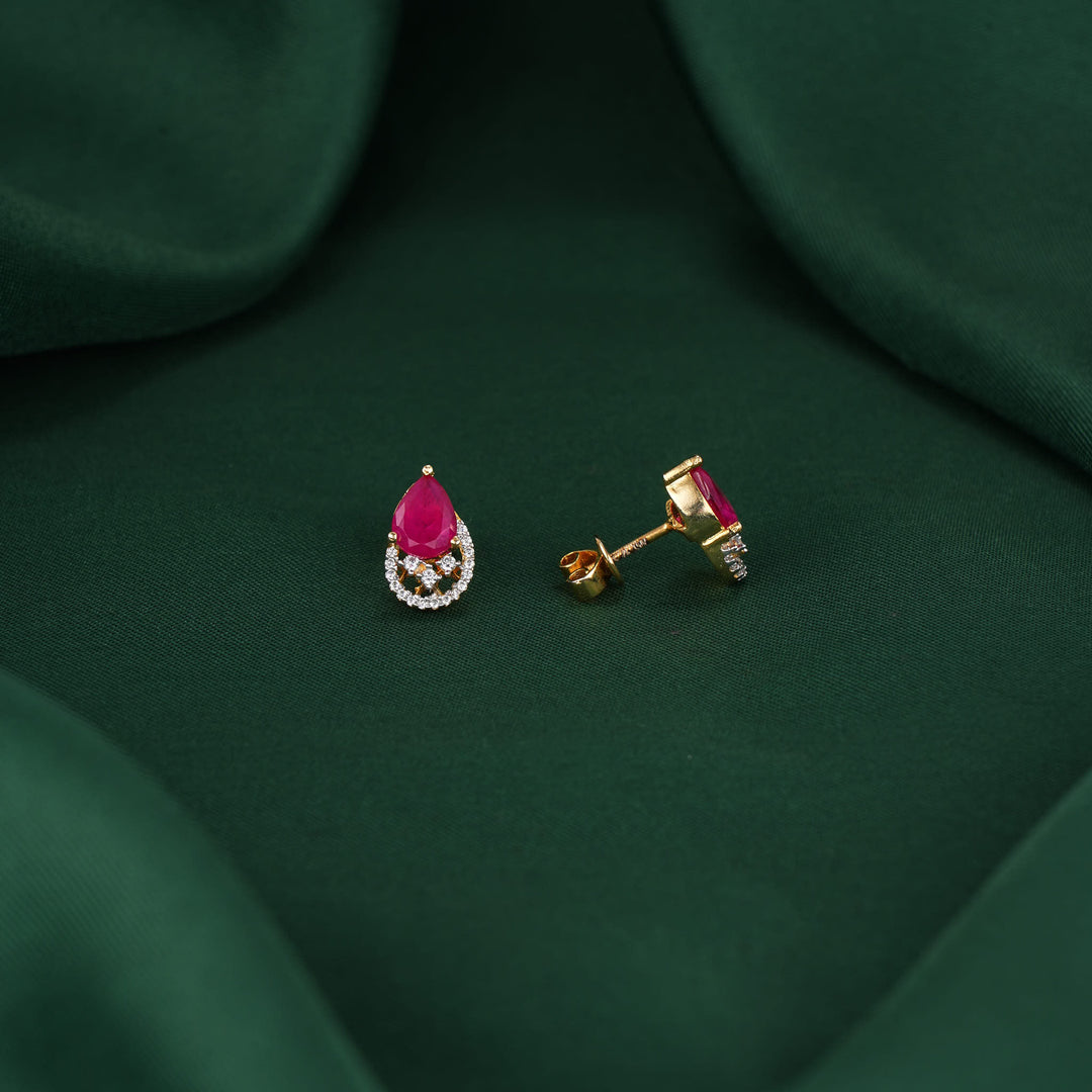 Samairaa  Diamond Design Studs