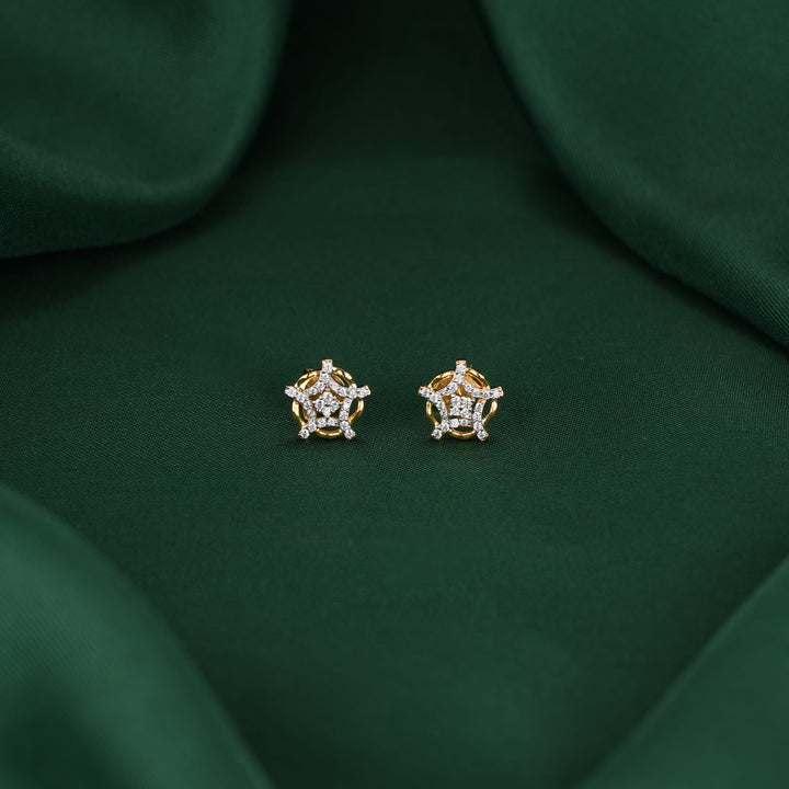 Shivanikaa Diamond Design Studs