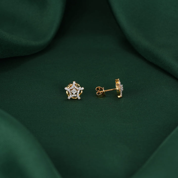 Shivanikaa Diamond Design Studs