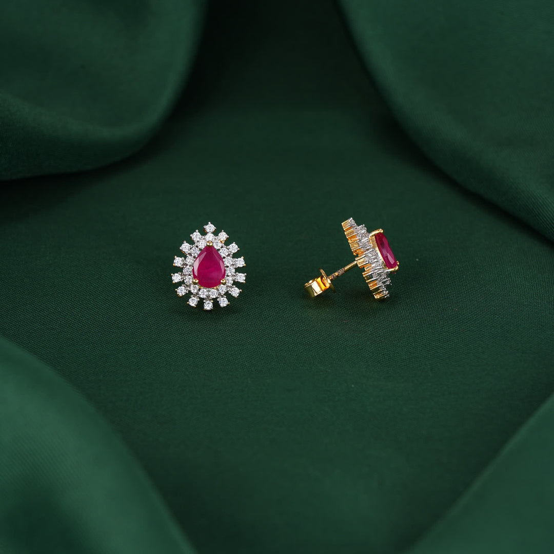 Vershikaa  Diamond Design Studs