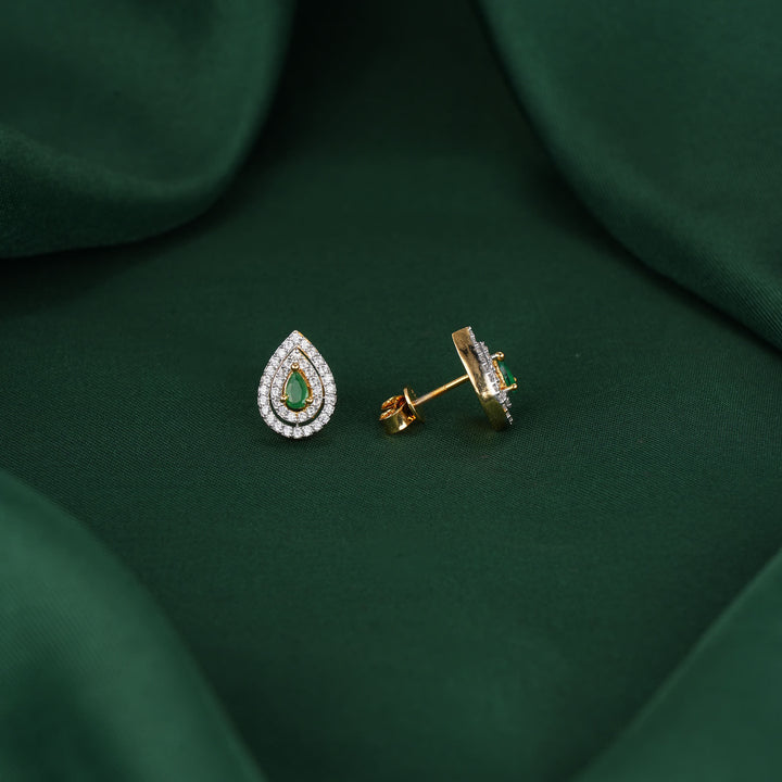Mrinalini Diamond Design Studs