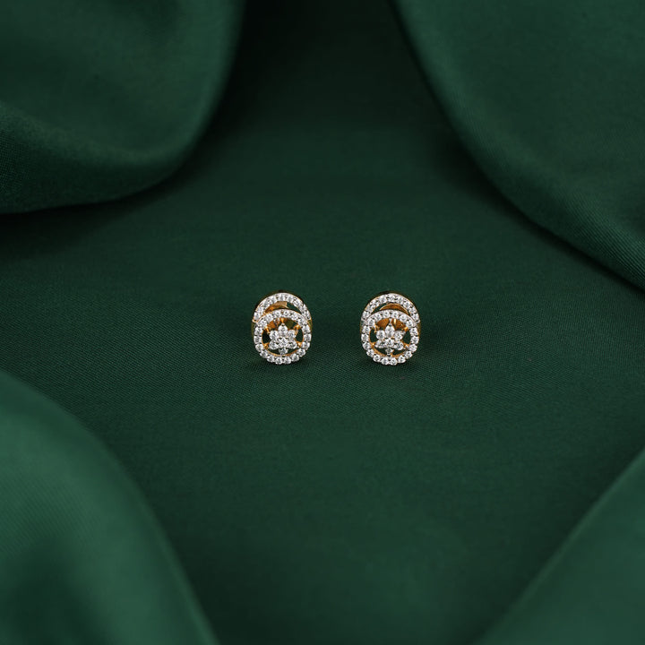 Dharini Diamond Design Studs