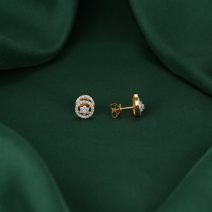 Dharini Diamond Design Studs