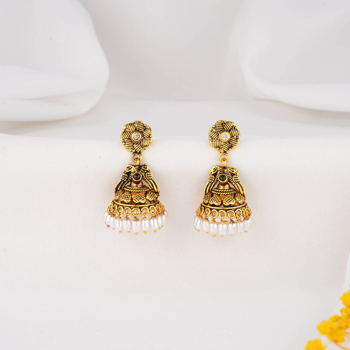 Regal and Rich Flow Nagas Jhumkas