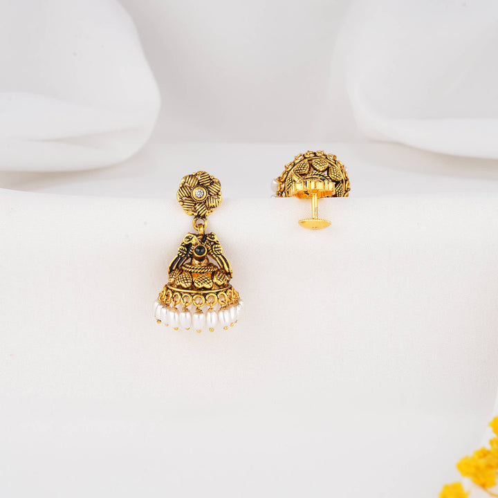 Regal and Rich Flow Nagas Jhumkas