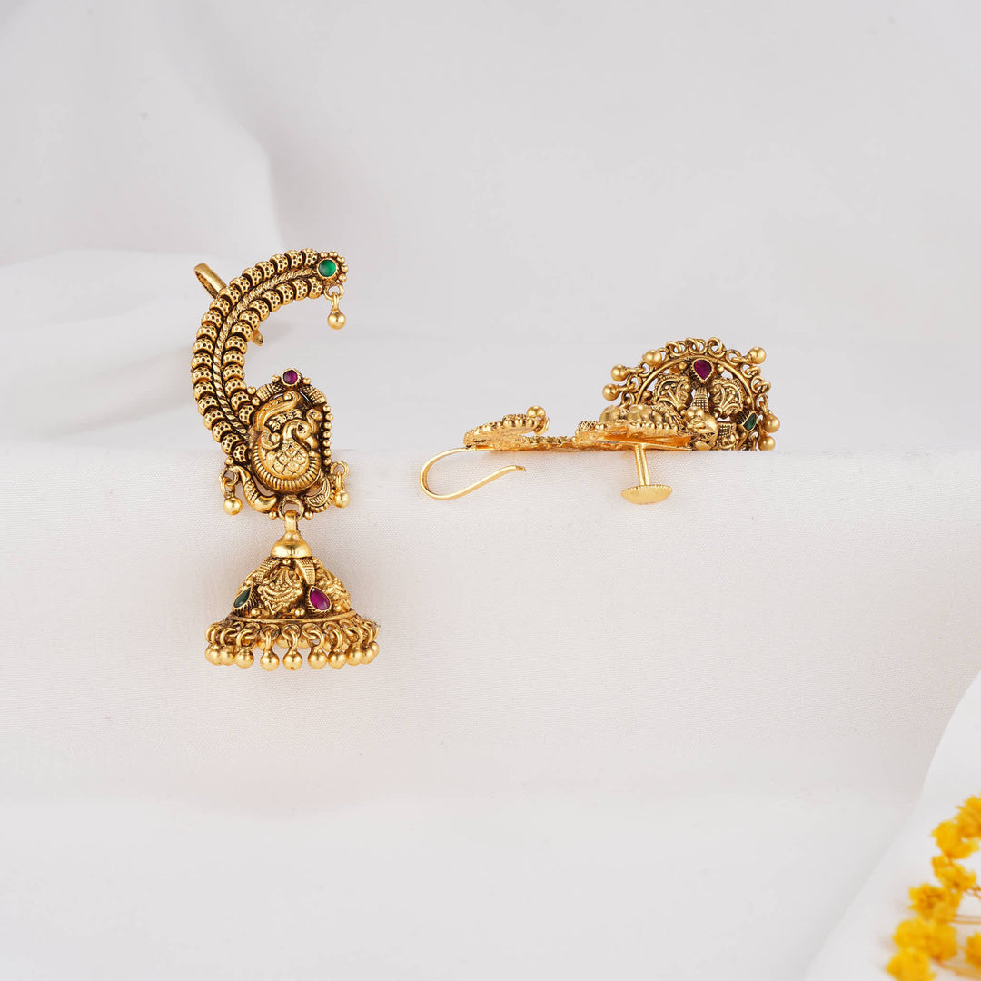 Gracefully Beautiful Nagas Jhumkas
