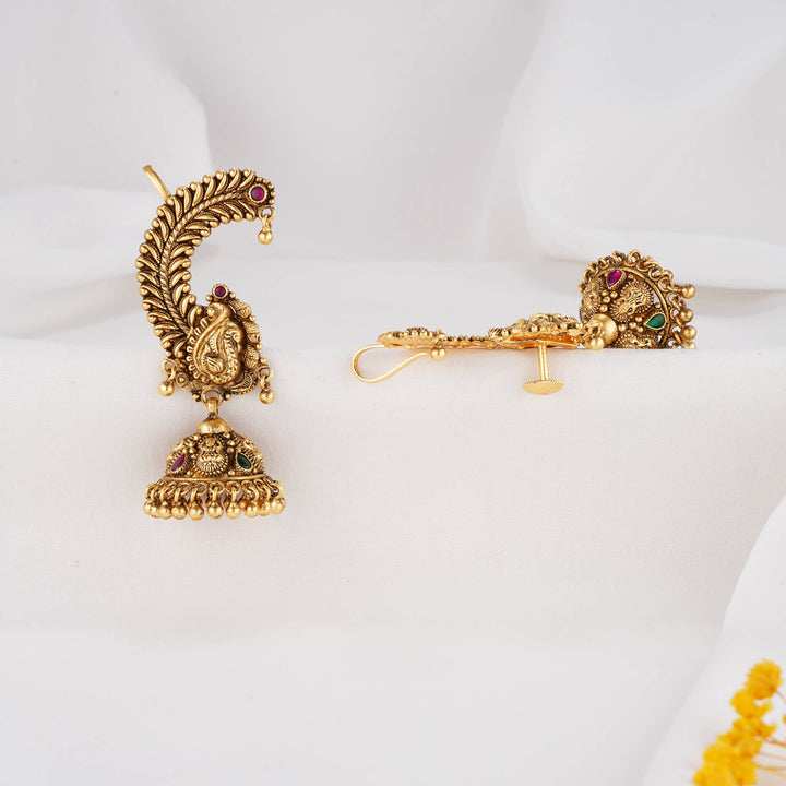 Finely Decorated Nagas Jhumkas
