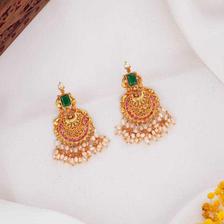 Glow with Elegance Stone Earrings