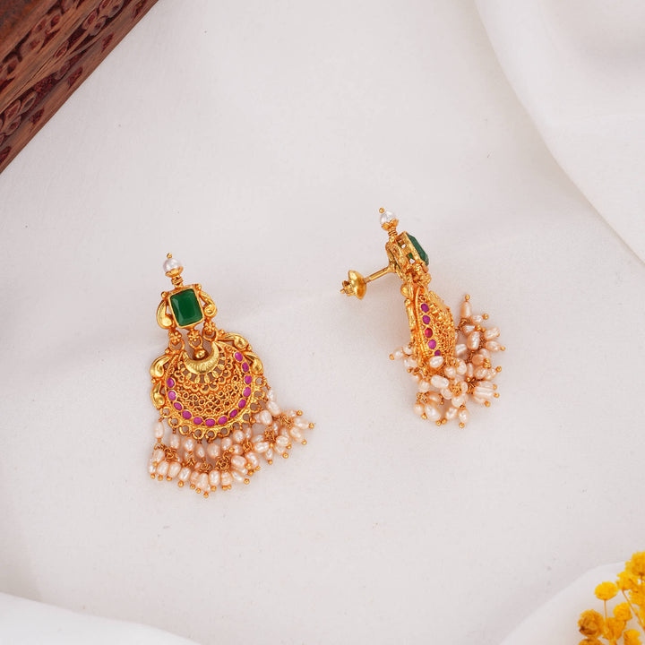 Glow with Elegance Stone Earrings