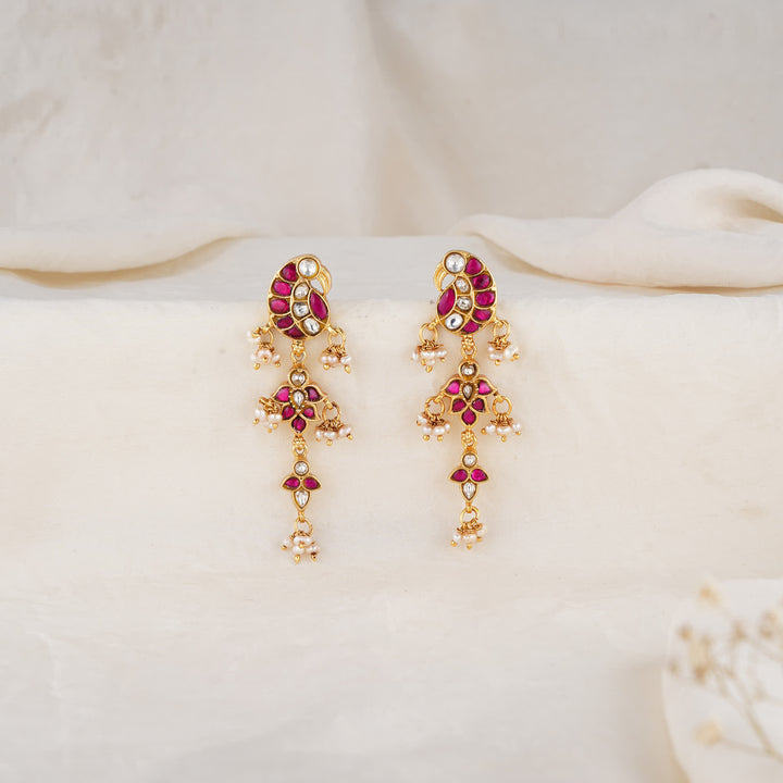 Beautiful Kundan Long Earrings