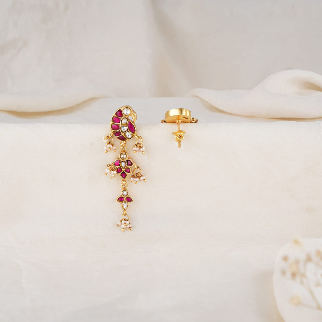 Beautiful Kundan Long Earrings