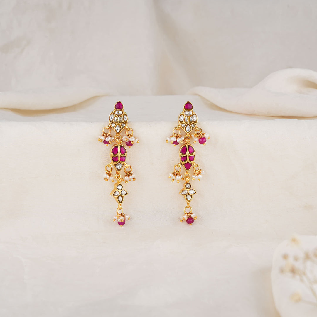 Trending Kundan Long Earrings