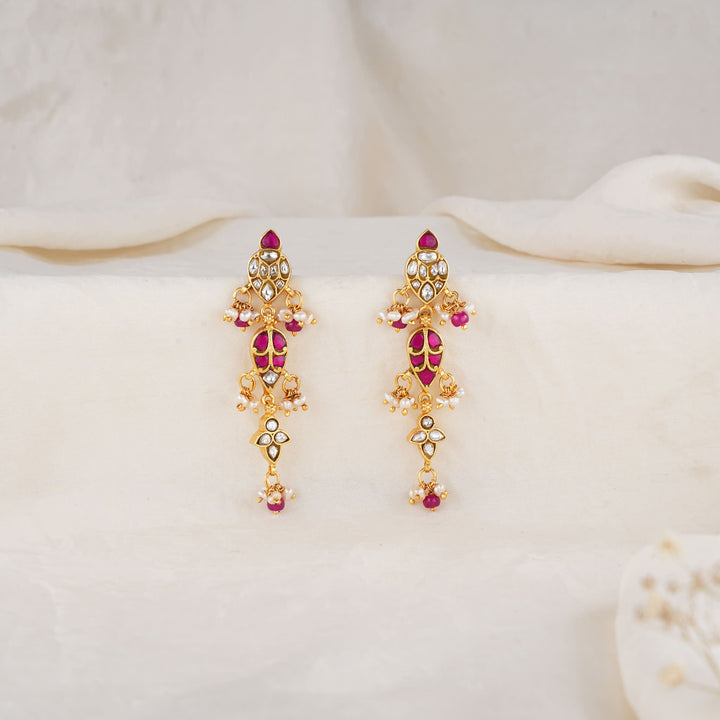 Trending Kundan Long Earrings