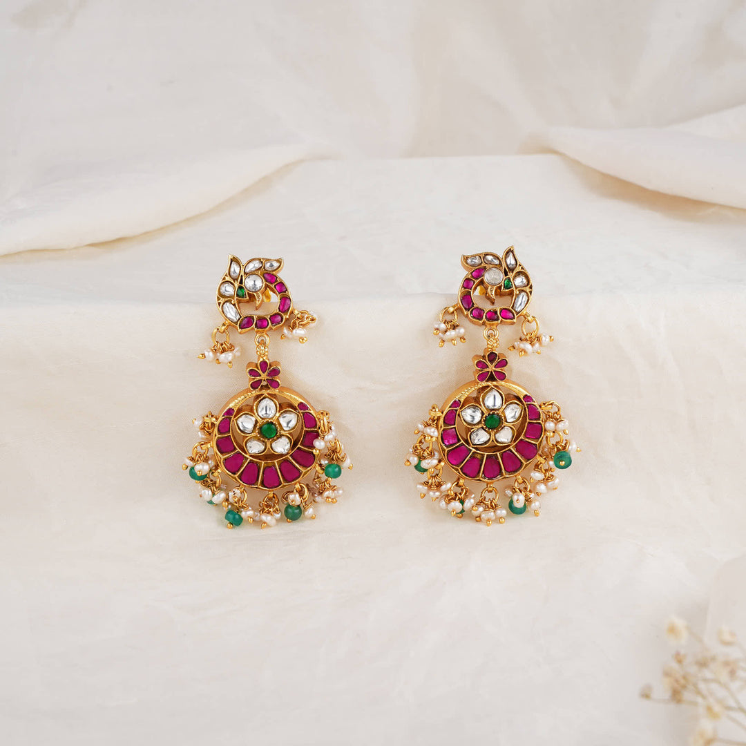 Radiant Glow Kundan Earrings