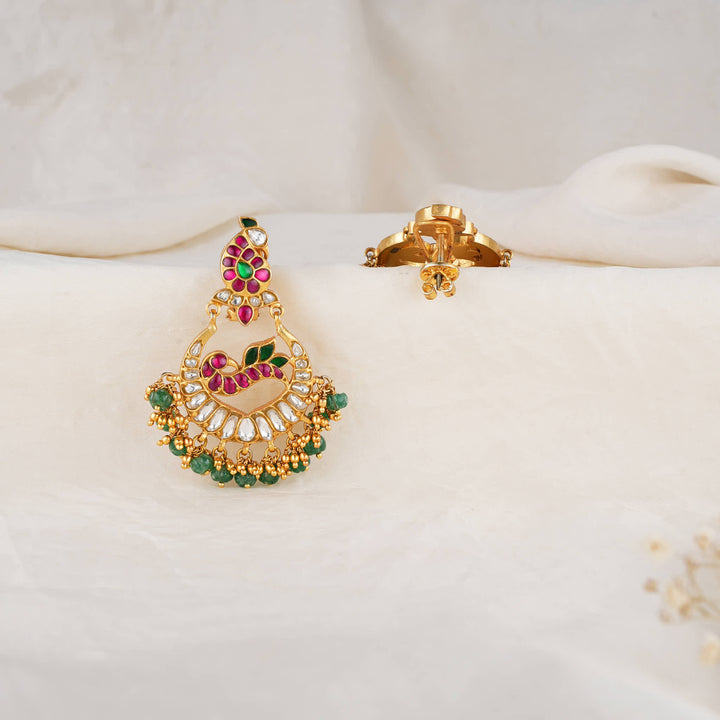 Brilliantly Vibrant Kundan Earrings