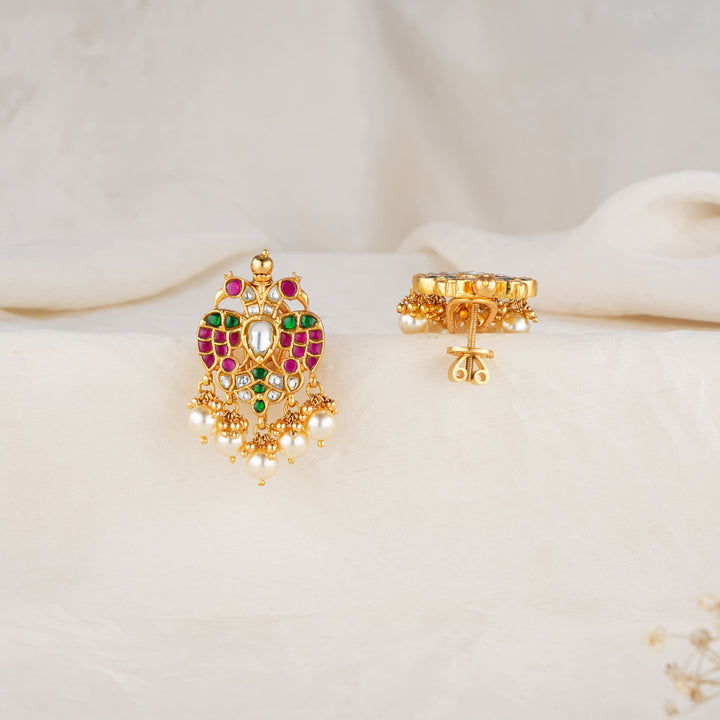 Resplendent Kundan Drops