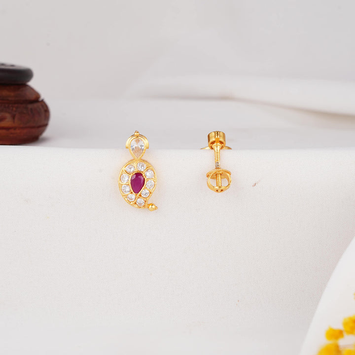 Mango Stone Studs