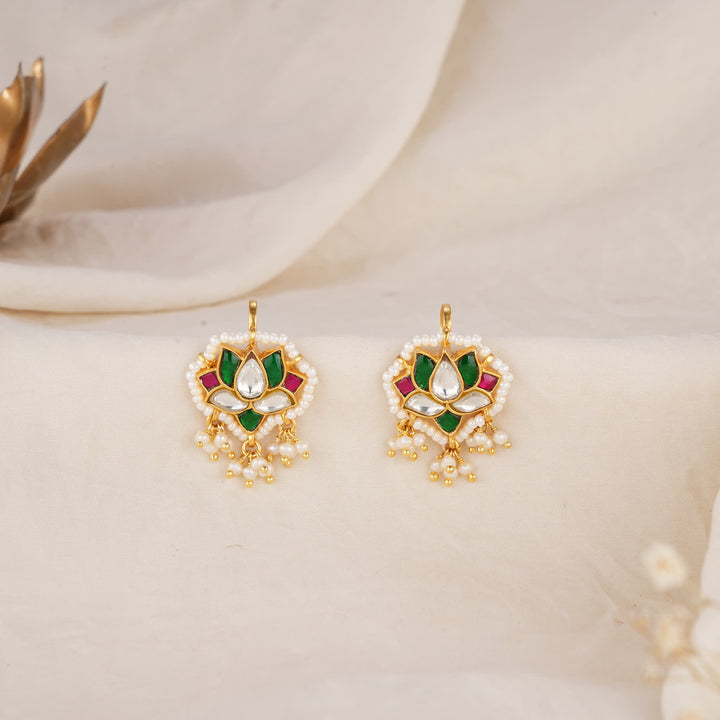 Lotus-Inspired Bugadi Earrings