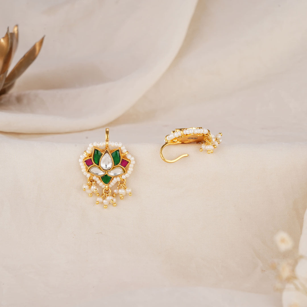 Lotus-Inspired Bugadi Earrings