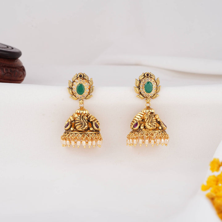 Impressively Crafted Nagas Jhumkas