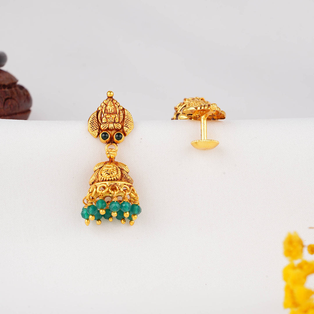 Ornate Divine Nagas Jhumkas