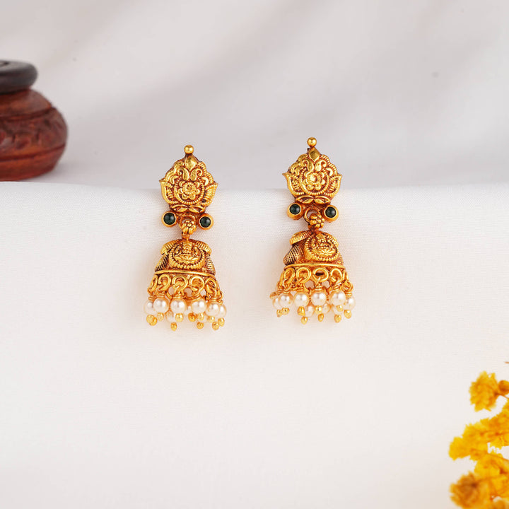 Temple-Worthy Nagas Jhumkas