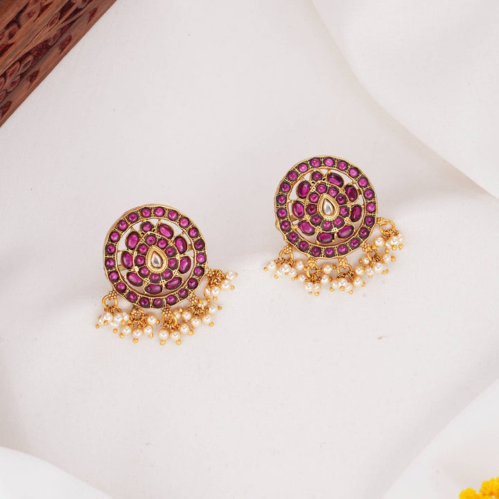 Regal Bloom Stone Studs