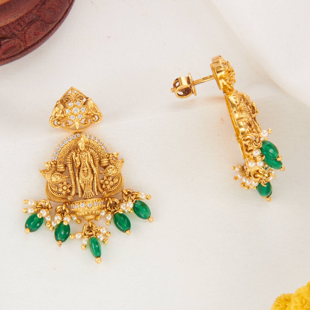 Shashini 3D Spl Long Earrings