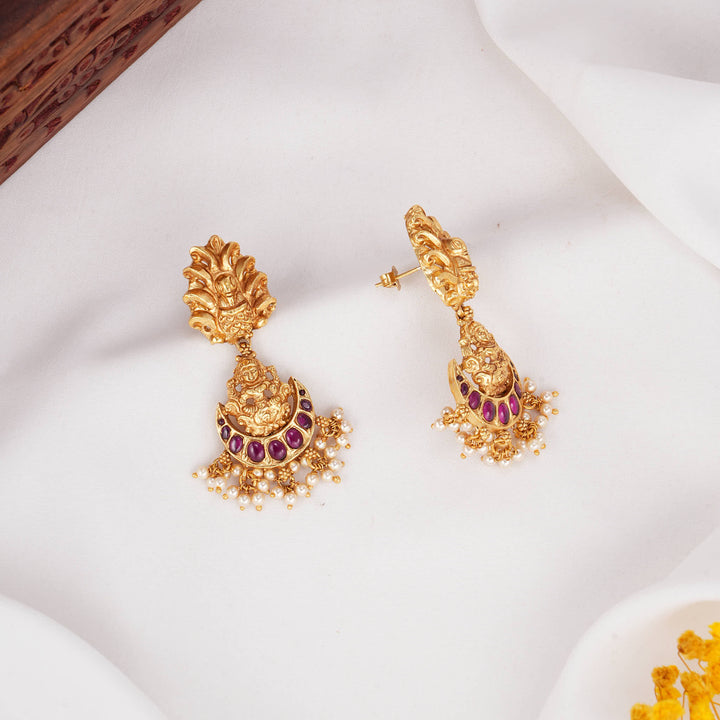 Vershikaa Nagas Long Earrings