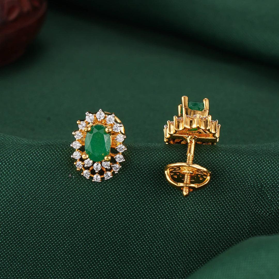 Shivanikaa Diamond Design Studs