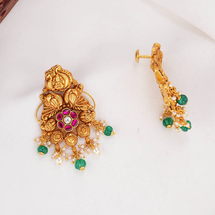 Floral Designed Nagas Earrings