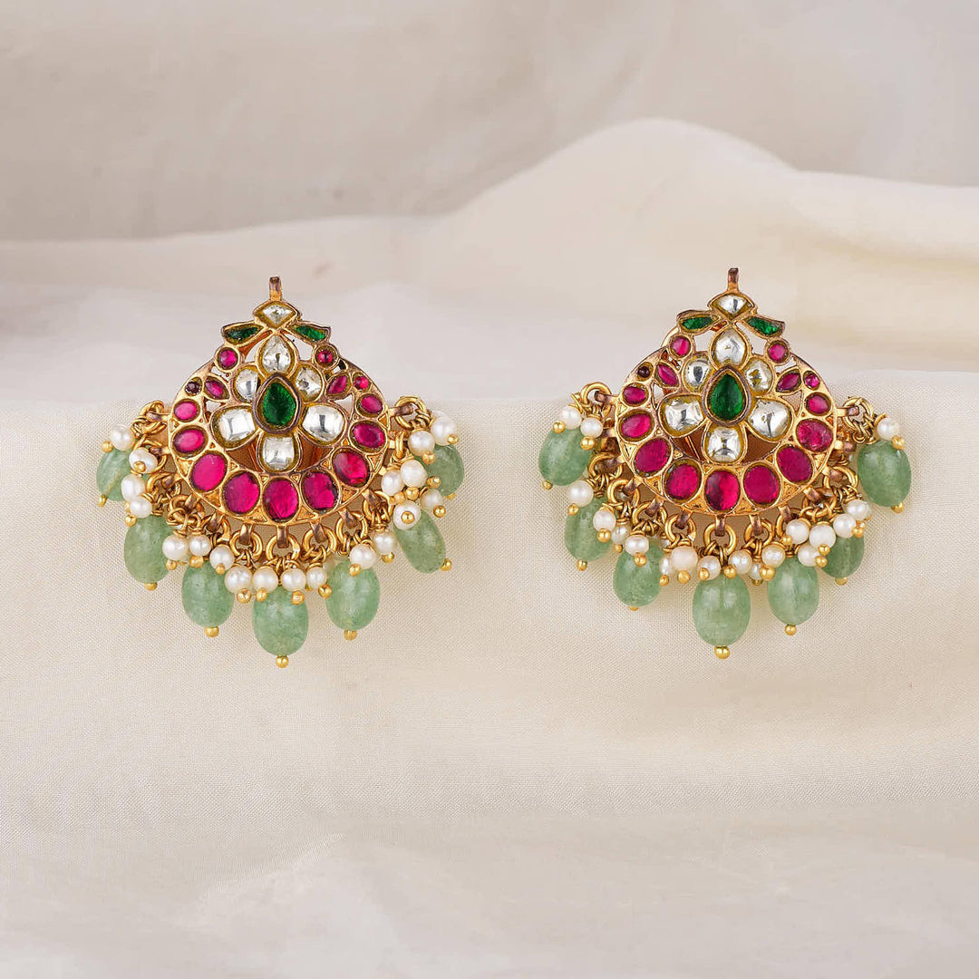 Richly Crafted Kundan Drops