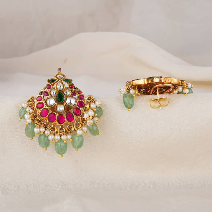Richly Crafted Kundan Drops