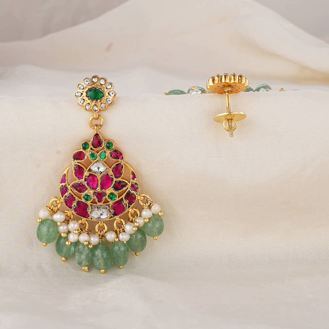 Radiant Glow Kundan Earrings