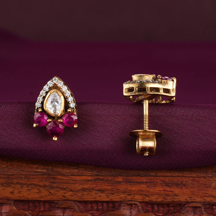 Preciously Designed Moissanite Studs