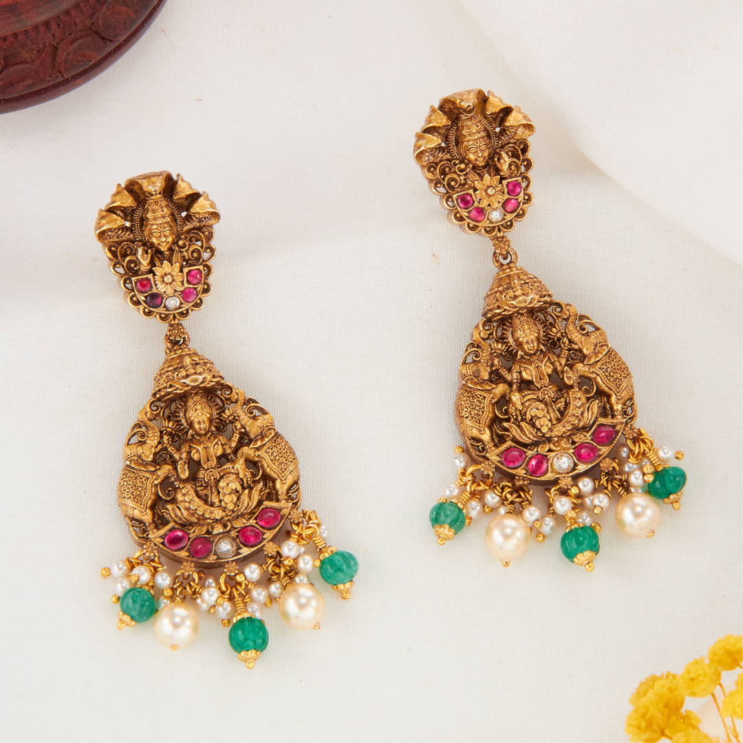Bindhu 3D Spl Long Earrings