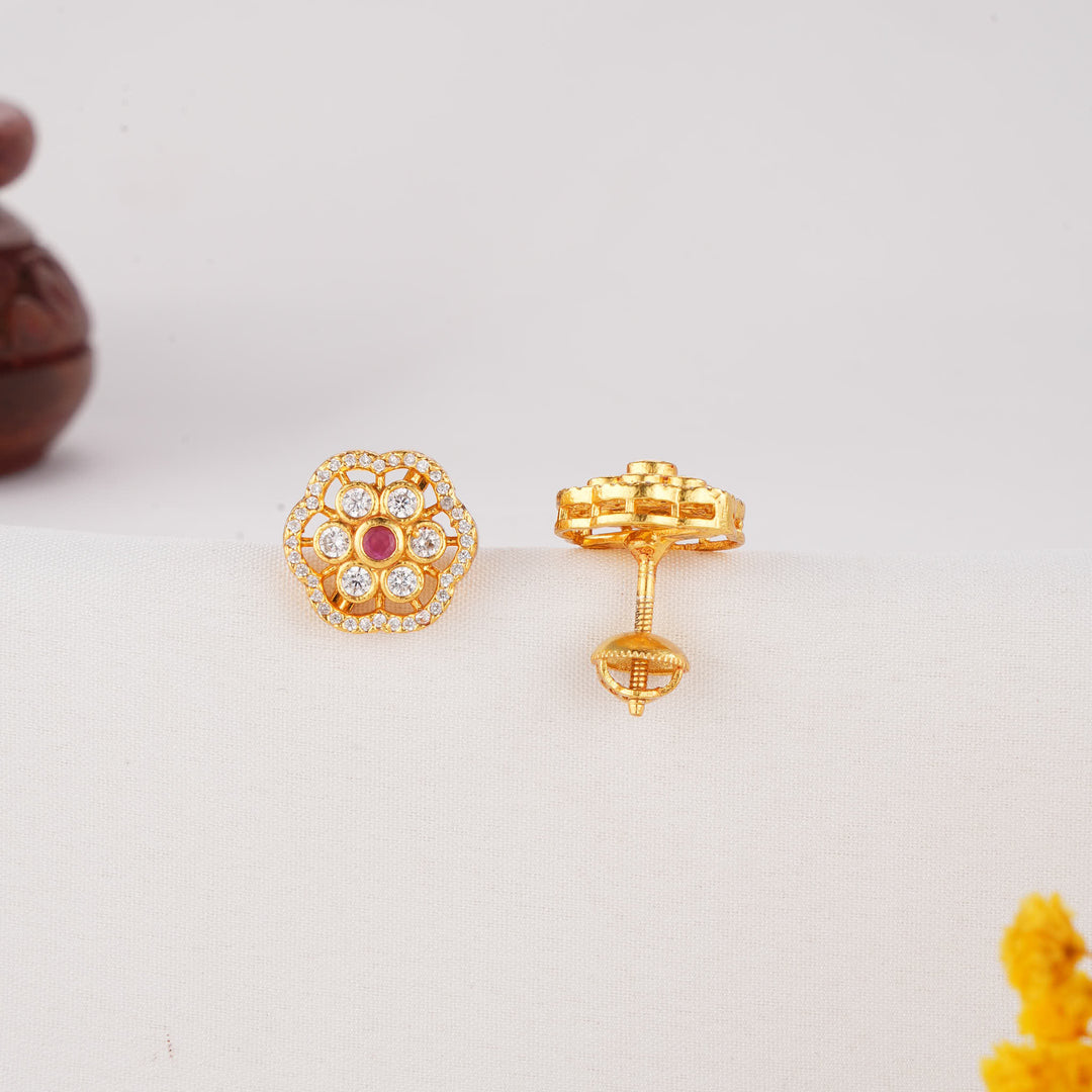 Simple Elegance Stone Studs